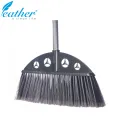 INDOOR BROOM KINGFISHER WITH 120CM PLASTIC COATED METAL HANDLE - FEATHER BRAND. 