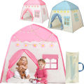 Castle Play Tent Kids Teepee Tent Large Children Playhouse Oxford Fabric Children Playhouse Indoor Outdoor with Carry Bag Portable Playhouse Boys & Girls Birthday Gift Kids Play tent prince Princess. 