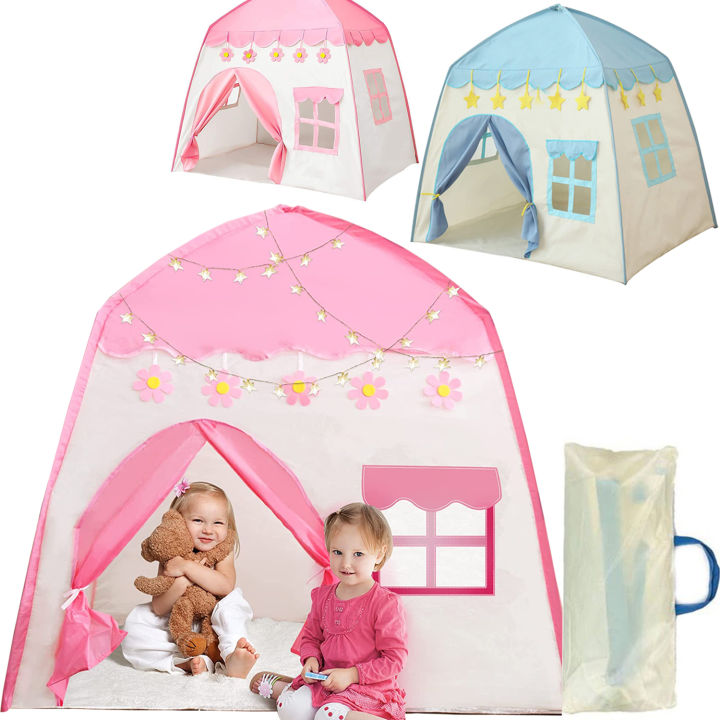 Castle Play Tent Kids Teepee Tent Large Children Playhouse Oxford