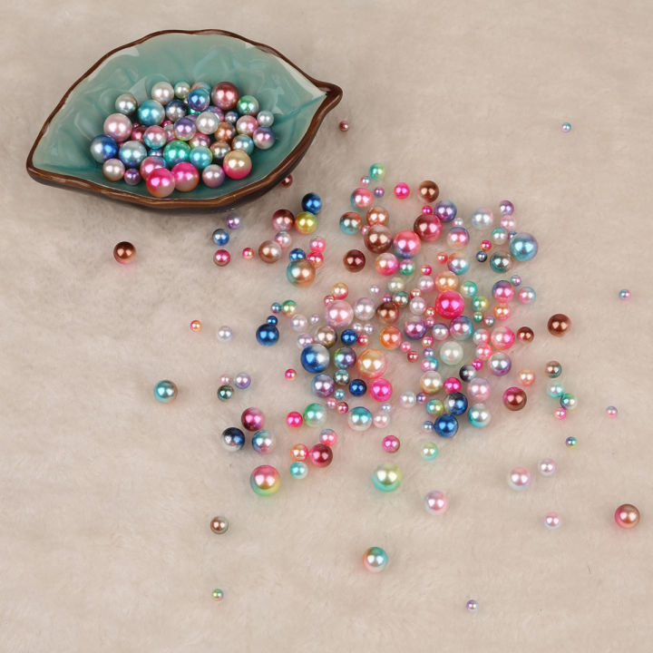 ABS%20Imitation%20Pearl%20Beads%20No%20Hole%E3%80%90Mixed-Size%20&%20Mixed-Color%E3%80%91Round%20Loose%20Beads%20Diy%20Jewelry%20Necklace%20Making%20-%20Image%204