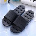 Leaking House Slippers ︺ Bath ﹔} Non-Slip Bathroom Slippers Couple ] Hole Men's Inner Dry Use ︼ Cool Speed PVC“ Female Summer ]. 