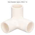 PVC Corner Connector Easy To Connect 3 Way Pipe Fittings for Indoor and Outdoor Use. 