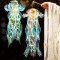 Jellyfish Lantern Magical Led Jellyfish Lamp Stunning Ocean Decor for Bedroom Garden Parties Portable Hanging Lantern with Long Lace Ribbon Perfect for Southeast Asian Buyers Led Jellyfish Light. 