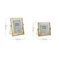 4 Inch 6 Inch Diy Glass  Frame Handmade Creative ple Dried Flower Picture Frame Minimalist Table Ornament frame size. 
