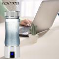 Electrolysis Hydrogen Water Bottle Portable Hydrogen Water Bottle with Pem Technology Healthy Glass Drinking Cup for Hydrogen Water Generator. 