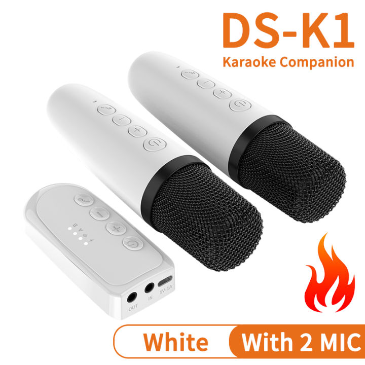Wireless%20Karaoke%20Companion%20Bluetooth%205.3%20Dynamic%20Microphone%20KTV%20DSP%20Mixer%20System%203.5MM%20AUX%20Type-C%20Amplifier%20Host%20For%20Car/Speaker%20-%20Image%202