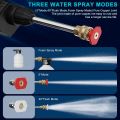 High Pressure Car Washer Gun, 48VF with Dual Battery - 300W, 25000mAh Peak Power 30Bar.Used For Car Washing, Floor Cleaning & Garden Watering. Water Spray Gun. 