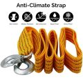 3Ton 3m Length Powerful Car Towing Rope Auto Tow Cable Strap Bind Pull Rope with Hooks Towing Ropes Suitable for Car Motorcycle Vehicle. 