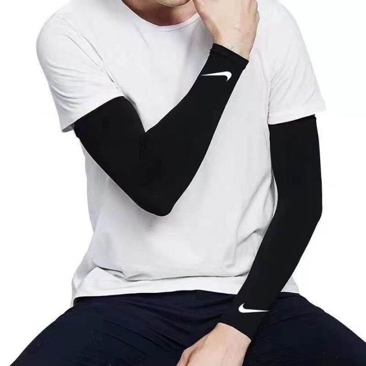 2PCS/Pair Nk Arm Sleeve Handsock Ice Sleeve Hand Sock Men Arm Sleeve for Sport And Outdoor Branded Hand Sock Tebal Big Size Cycling UV Protect