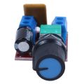 (VDZI) 2X Mini DC Motor PWM Speed Controller 3V 6V 12V 24V 35VDC 90W 5a DC Motor Speed Control Switch LED Dimmer. 