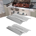 Adjustable Stainless Steel Heat Plate BBQ Gas Grill Replacement Set Outdoor Cooking Accessories Kit for Kitchen 3PCS. 