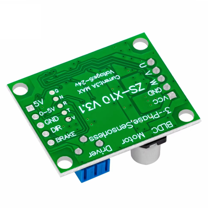 DC 6-20V 60W 12V Brushless Motor Driver Board BLDC Speed Controller 3 ...