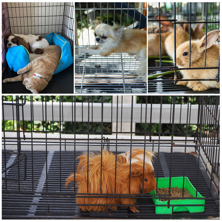 Migeet%20Foldable%20Pet%20Cage%20Cat%20Dog%20Crate%20Folding%20Guinea%20Pig%20Bunny%20Hedgehog%20Cage%20with%20Tray%20for%20Small%20Animals%20-%20Image%204
