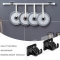 10PCS Self Adhesive Curtain Rod Holders Free Adjustable -1. 