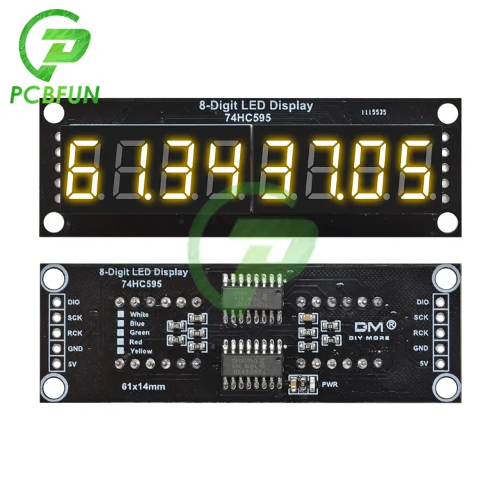 New%200.36%20Inch%208-Digit%20Digital%20Display%20Module%2074HC595%207%20Segments%20LED%20Display%204%20Colors%20for%20Arduino%203-pin%20Digital%20I/O%20Module%20-%20Image%204