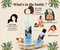 Extra Virgin Coconut Oil with Cardamom & Rose - Hair Oil and Moisturizer 100ml නෑඹුල් පොල්තෙල් ස්වභාවික කරඳමුංගු සහ රෝස සාරයෙන්. 