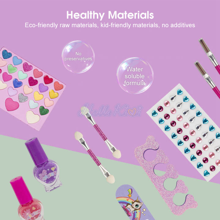 HelloKimi%20Kids%20Makeup%20Kit%20for%20Girl%20Children's%20Makeup%20Set%20Girl%20Real%20Makeup%20Washable%20Cosmetics%20Kit%20Little%20Girls%20Make%20Up%20Toy%20Non%20Toxic%20Cosmetics%20Play%20Set%20Beauty%20Toy%20with%20Cosmetic%20Case%20-%20Image%202