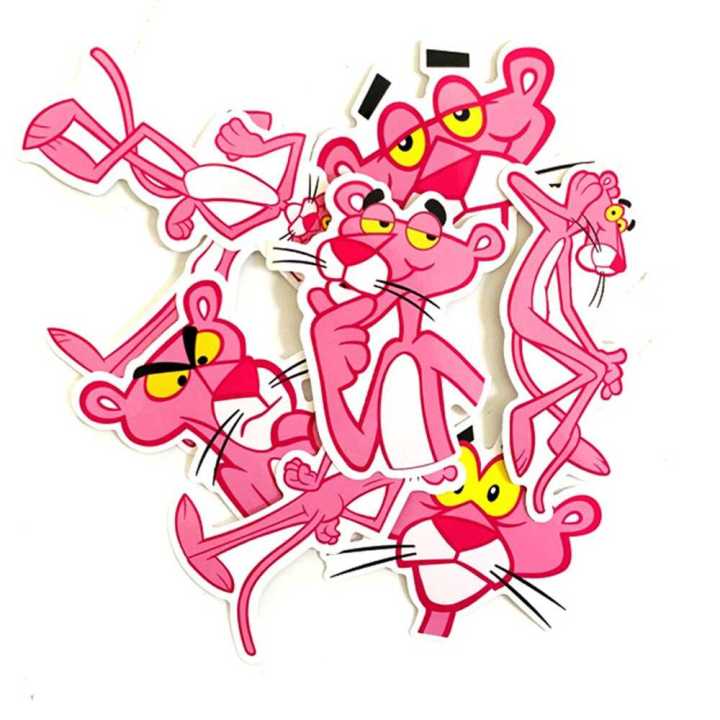 20/40pcs%20Pink%20Panther%20Stickers%20Cartoon%20Animated%20Stickers%20for%20Laptop%20Scrapbook%20Journal%20Kids%20Girls%20Boys%20Stickers%20-%20Image%202