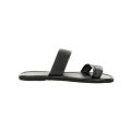 DSI Men Toe Rings Slippers Black. 