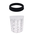 1 Set 600CC Disposable Paint Cup Spray Cup Paint Mixing Tank Type. 