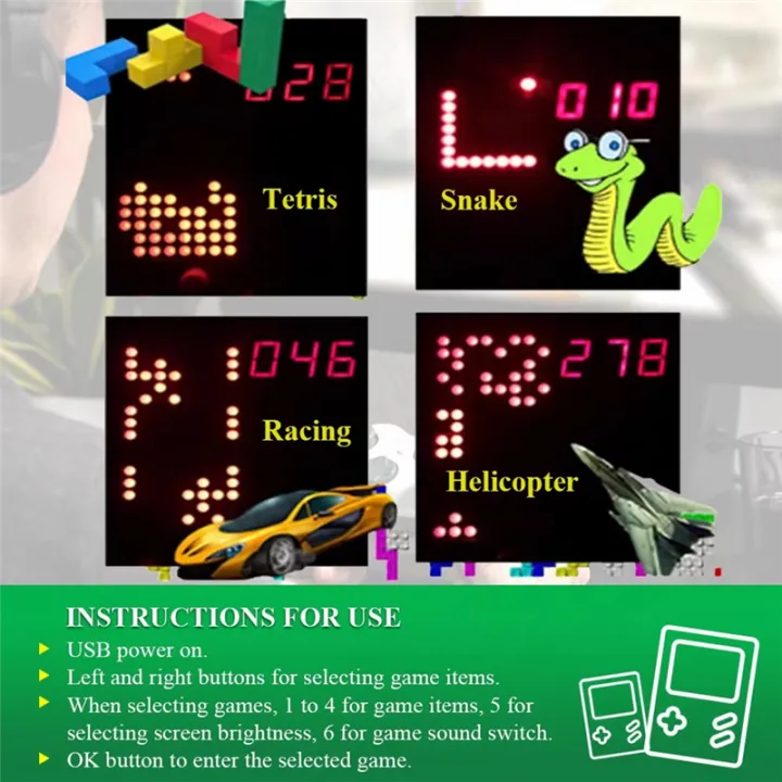DIY%20Pixel%20Game%20Maker%20Kit%20Electronics%20DIY%20Soldering%20Project%20Practice%20Solder%20Learning%20Assembly%20with%20Shell%20Race%20Car%20Games%20-%20Image%208