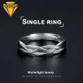 Silver Niche Light Luxury Ring Men's Ring, Simple And Versatile Style. 
