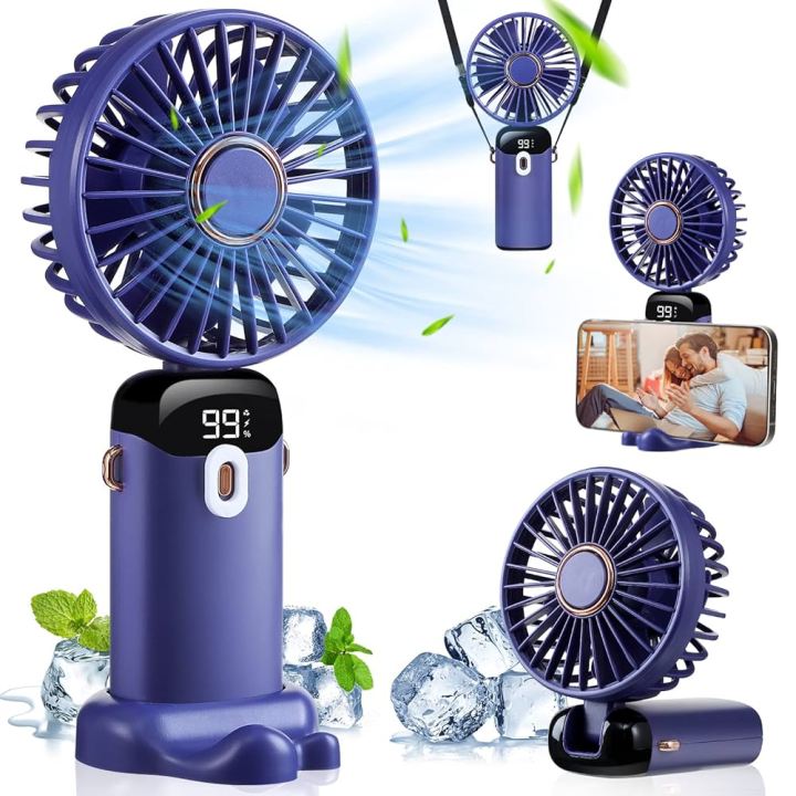 Mini%20Handheld%20Fan%20Portable%20Foldable%20USB%20Fans%20with%20Smart%20Led%20Digital%20Display%20Quiet%20Small%20Desk%20Fan%20with%20Speed%20Settings%20Personal%20Rechargeable%20Hanging%20Fan%20For%20Office%20Outdoor%20Sport%20Home%20Traveling%20-%20Image%202