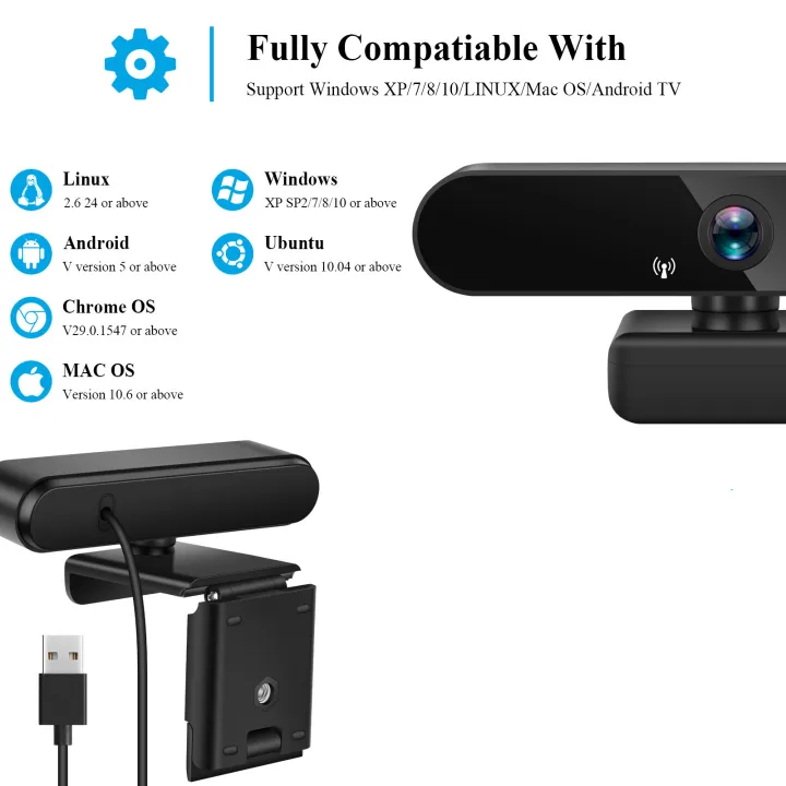 Auto%20Focus%20HD%201080P%20Webcam%20With%20Microphone%20USB%20Camera%20Driver%20Free%20For%20PC/Mac%20Laptop%20Desktop%20Video%20Call%20-%20Image%207