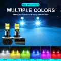 2pcs H3 H27 881 880 Fog Lights LED Bulb Super Bright Car Fog Lights Day Driving Running 12V 6000K White Blue Green. 