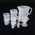【ZOSR】Clear Plastic Graduated Measuring Cup for Baking Beaker Liquid Measure JugCup. 