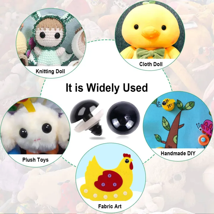 100PCS%20Plastic%20Safety%20Crochet%20Eyes%20Bulk%20with%20100PCS%20Washers%20for%20Crochet%20Crafts%20(0.24Inch/6mm)%20-%20Image%206