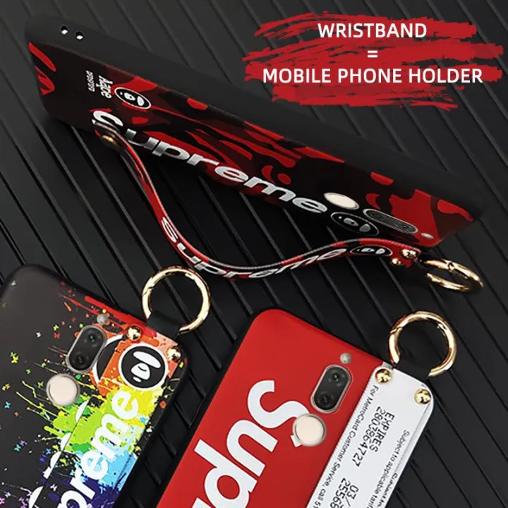 ring%20Back%20Cover%20Phone%20Case%20For%20Huawei%20Mate%2010%20Lite/Nova2i%20Cool%20Wristband%20Anti-knock%20Soft%20case%20Shockproof%20Lanyard%20Durable%20-%20Image%203