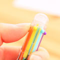 0.5mm 6 In 1 Colorful Writing Pens School Supplies Student Stationery Accessory. 