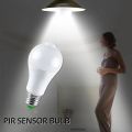 E27 PIR Motion Sensor Lamp / Human Body Motion Sensor Light Bulb /12W LED Bulb Motion Sensor Security Light / Smart LED Nights Bulbs for Stair Hallway Outdoor Lamps. 