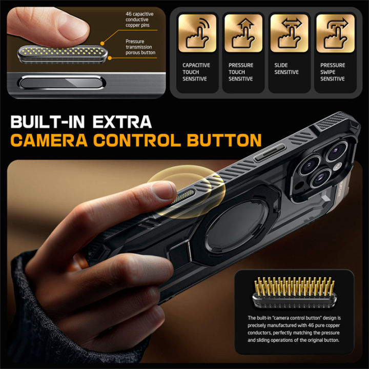 SUPCASE%20For%20iPhone%2016%20Pro%20Max%20Case%20with%20Camera%20Control%20Capture%20Button%20UB%20Grip%20Heavy%20Duty%20Rugged%20Magnetic%20Phone%20Case%20with%20Stand%20-%20Image%203