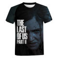 The Last of Us 2 T Shirt Men Women Summer Fashion Casual 3D Printed Short Sleeve Hot Game T-shirt Harajuku Streetwear Tee Tops. 