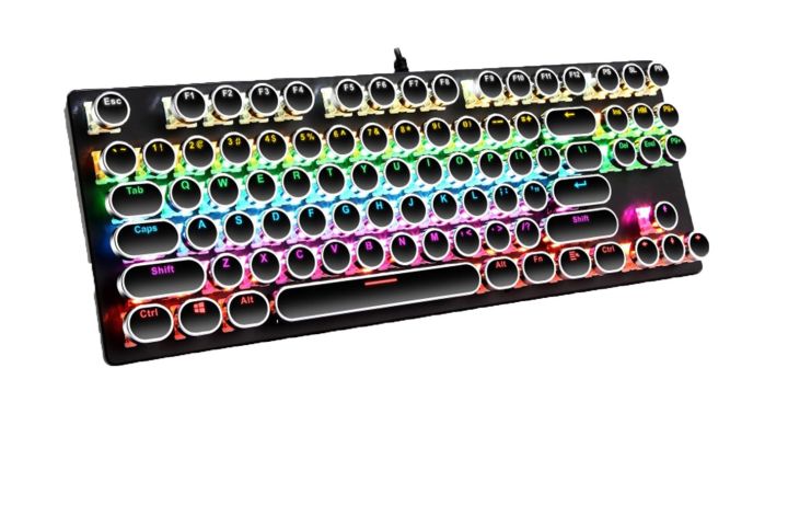 22%20Light%20Patterns%20Waterproof%20Computer%20Wired%20RGB%20Gaming%2087%20Key%20Mechanical%20Keyboard%20-%20Image%209
