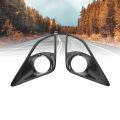 Fog Lamp Bezel Covers High Strength Oxidation Proof Front Bumper Fog Light Cover Carbon Fiber Long Lasting for GT86 2013 To 2016. 