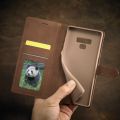 lthmy for Samsung Galaxy Note 9 Flip Type Retro Leather Case Magnetic Stand Cover. 