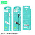 Denmen High Speed Data Cable Charging And Sync 2.4A OutPut For Micro USB / Type-c / Lightning Super Fast Charging Cable. 