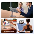 UGREEN Tablet Stand Adjustable Aluminum Tablet Holder for Desk ipad pro 12.9, 9.7, 10.5, ipad air Mini 4 3 2, iPhone 12 pro max, Surface pro. 