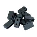 10x Rubber Watch Band Loop for BA100 GA100 Retainer Black 20mm. 