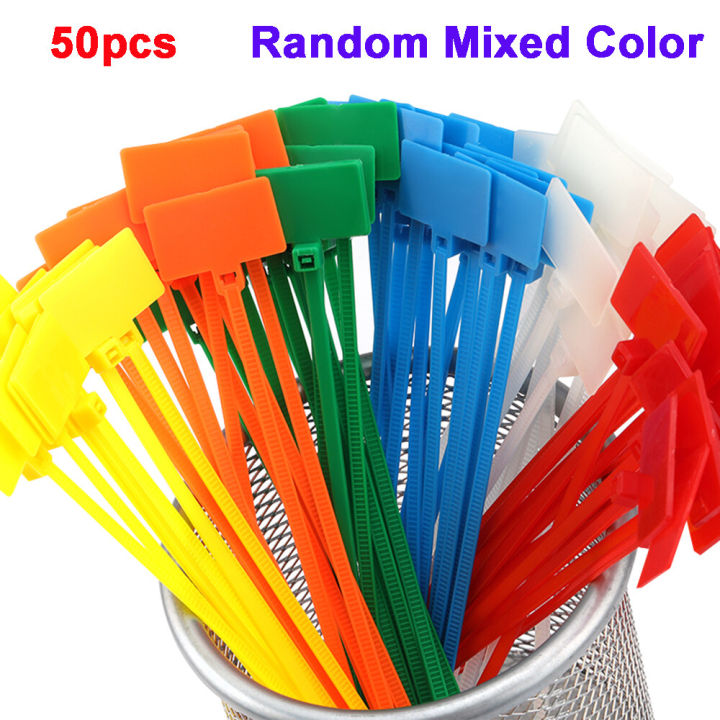 4X150mm%2050pcs%20Zip%20Plastic%20Self-locking%20Nylon%20Cable%20Winder%20Labels%20Wire%20Ties%20Tag%20tools%20-%20Image%202