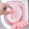 5pcs Pink Toilet Cleaning Effervescent Tablet Toilet Fast Removal of Urine Stains Deodorant Yellow Dirt Toilet Cleaning Tool. 