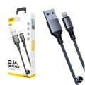 Aspor AC-26 3.1A USB to Lightning Fast Charging Cable For IPhone. 