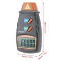 Digital Tachometer, DT-2234C+ Non-Contact RPM Tester Meter LCD Display Handheld Digital Photo Tachometer. 