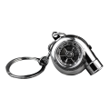 Car Turbo Spinner Keychain with Real Sound and LED Light Mini Turbocharger Key Chain for Car Keys Replacement ,A. 