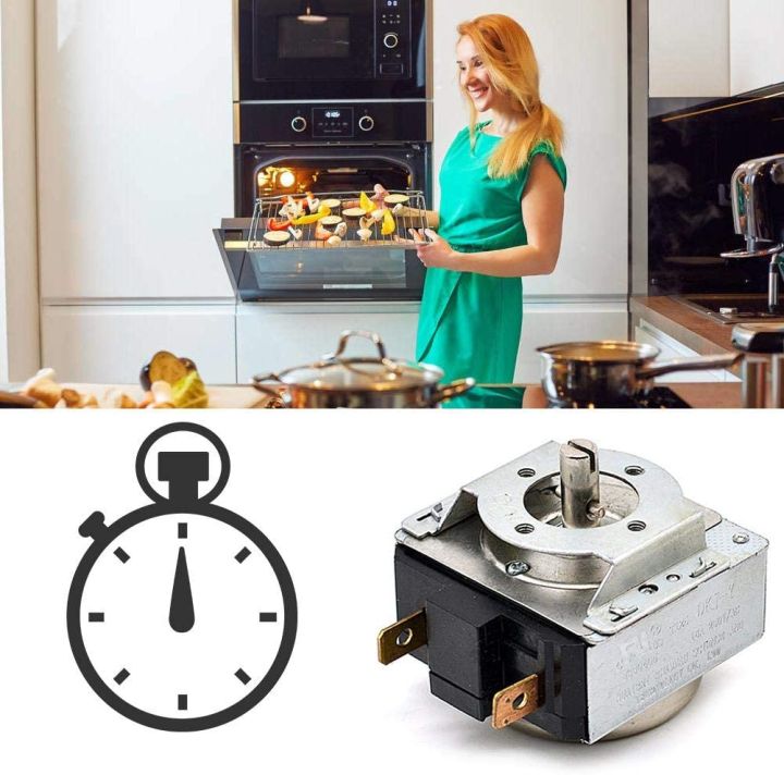 90 Minutes Mechanical Oven Cooker Timer with Bell Semi Shaft High Temperature Resistant