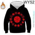 Naruto Children's Clothing Baby Boys Hoodies Men Women Clothes Kakashi Japanese Anime Boys Sasuke Costume. 