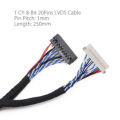 20Pin DF19-20-D8 1ch Signal 8 Bit LCD Screen Driver Board Line LVDS Screen Cable. 
